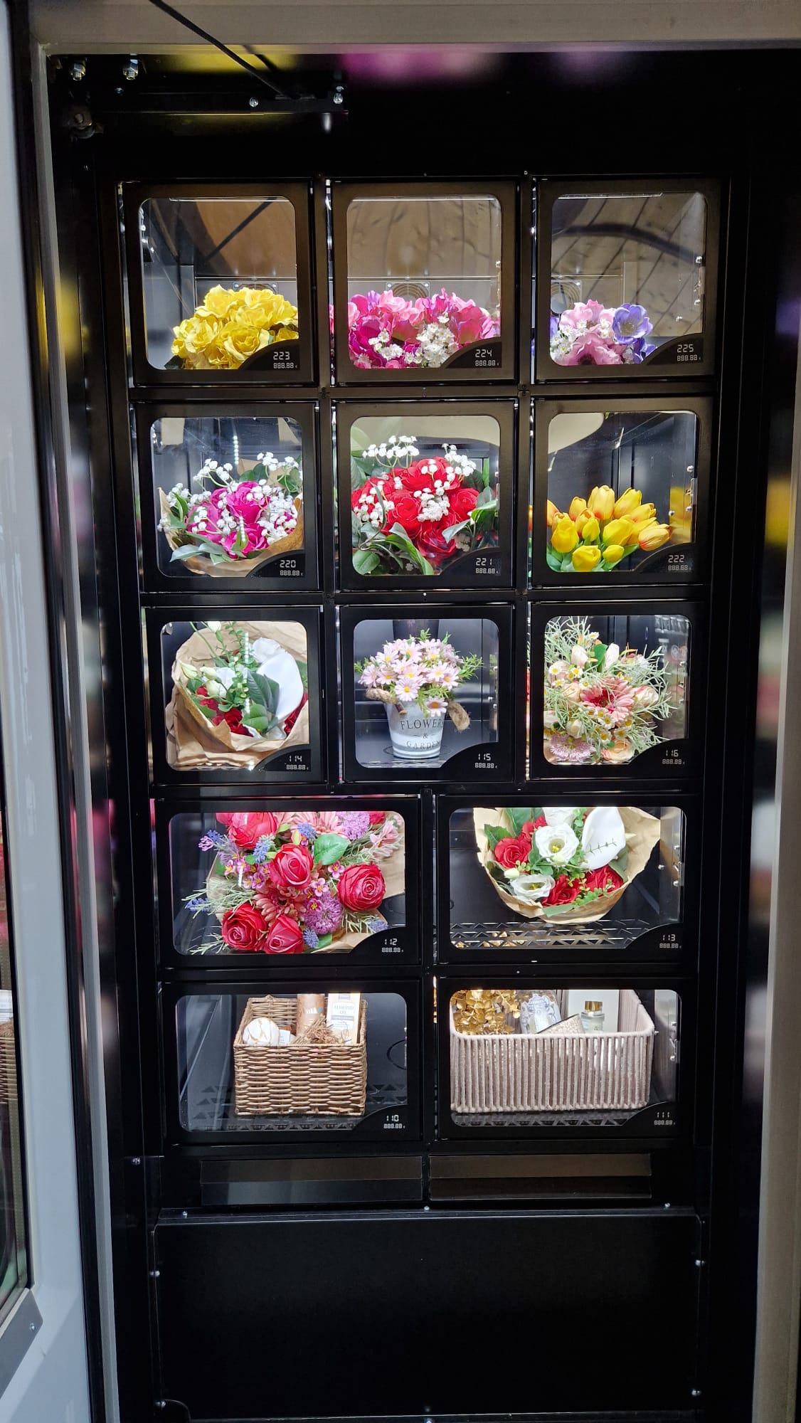 Klappen/Blumenautomaten