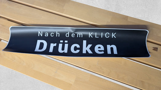 Aufkleber - Nach dem Klick Drücken