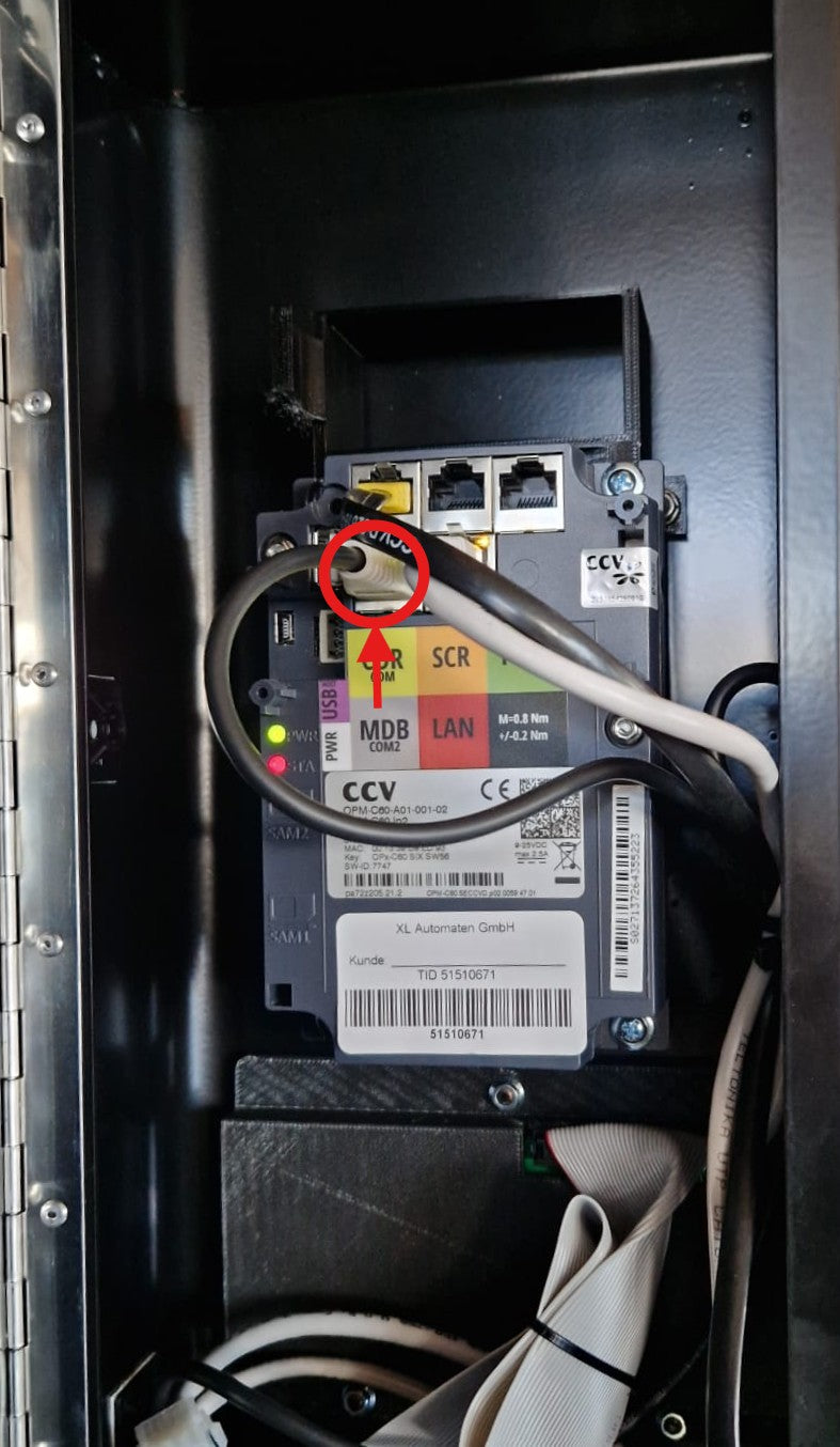 Kabel RJ45 zu Y-MDB für CCV COR-A20