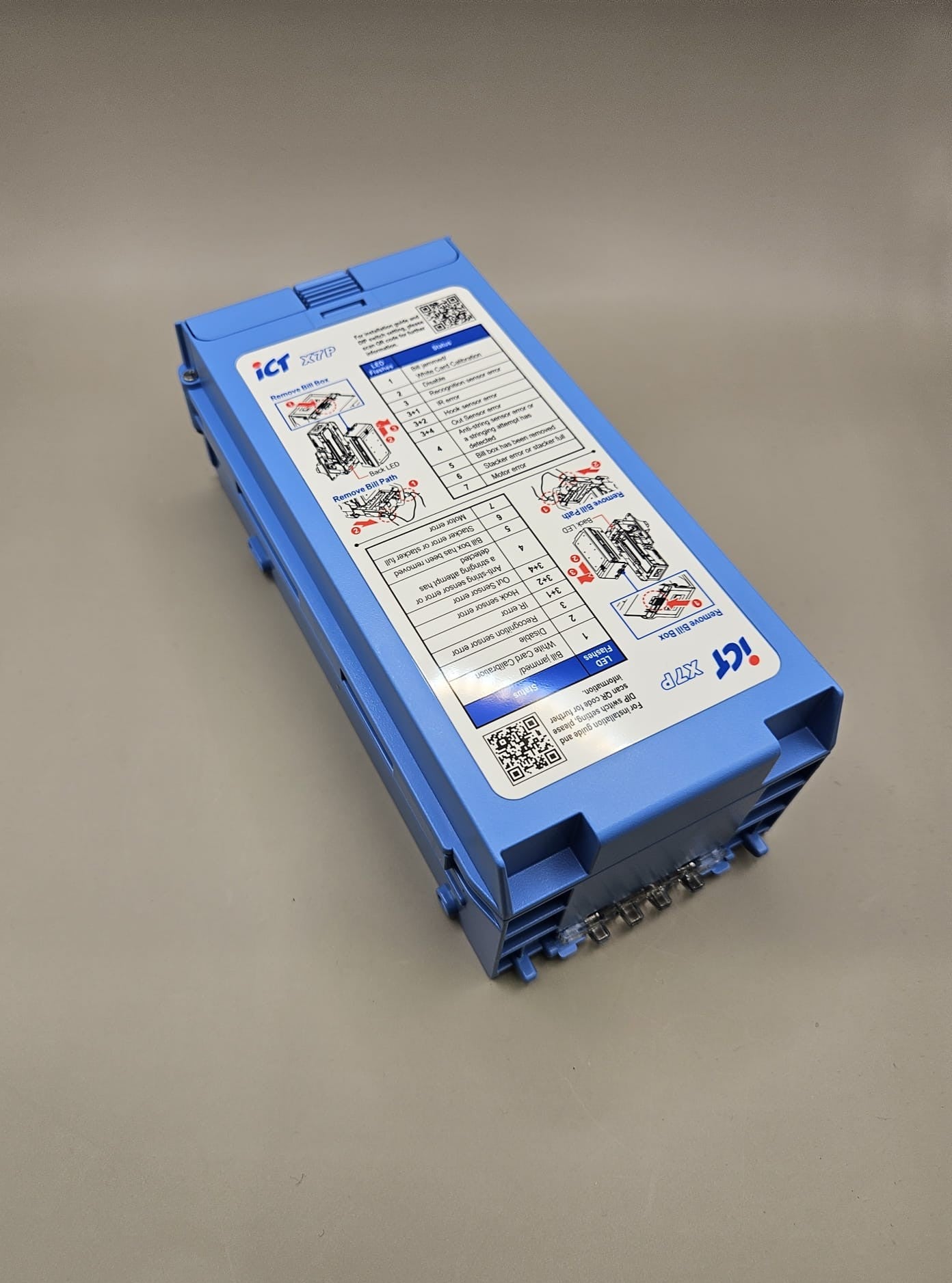 Kassette Geldscheinleser X7P